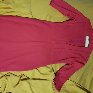 Fuchsia Fashionova Midi Dress